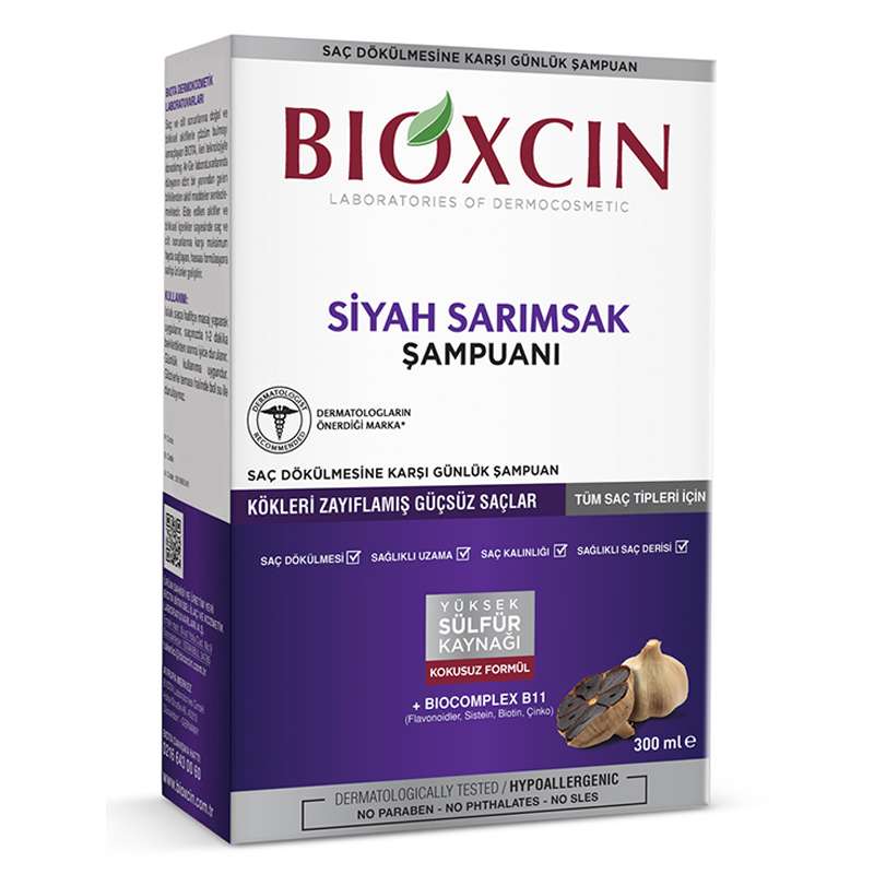 Bioxcin Black Garlic Shampoo